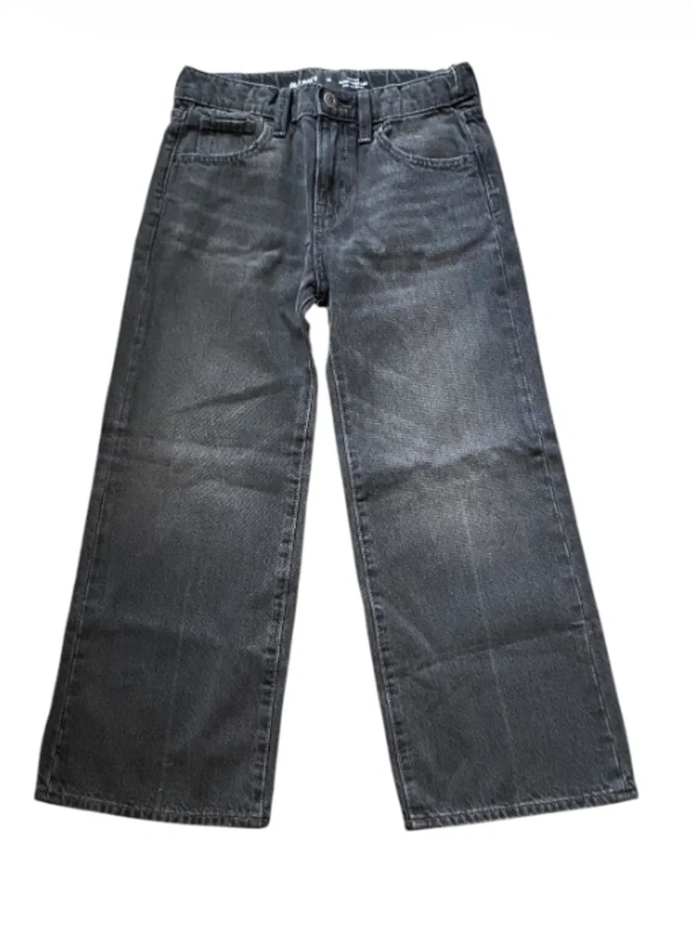 Old Navy Black High Waist Baggy Wide Leg Jeans NWT Size 10 Unisex